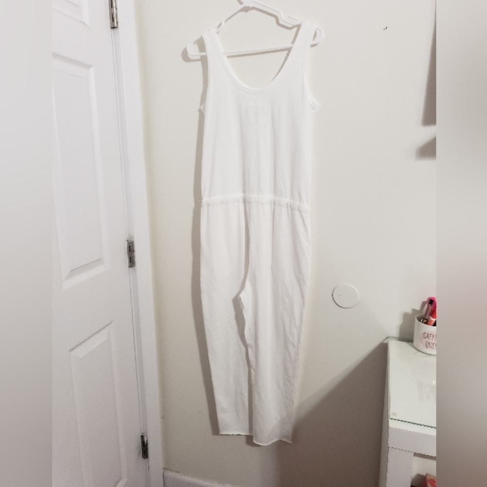 New Frank & Eileen White Tank Jumpsuit Heritage Jersey - Picture 9 of 10